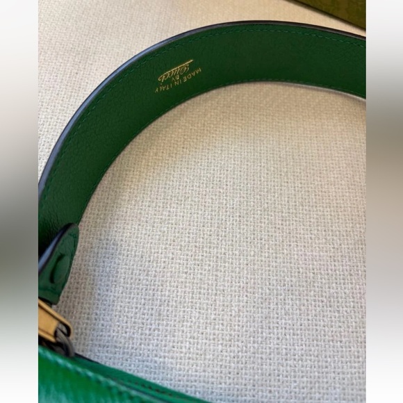 Gucci Vibrant Green Leather Shoulder Bag - Picture 6 of 8